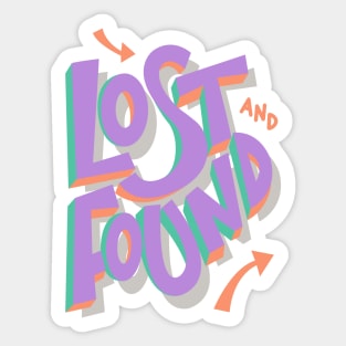 Lost and Found Sticker